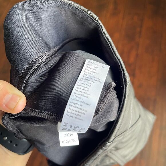 Spanx Black Faux Leather Joggers Size Small - Picture 6 of 8